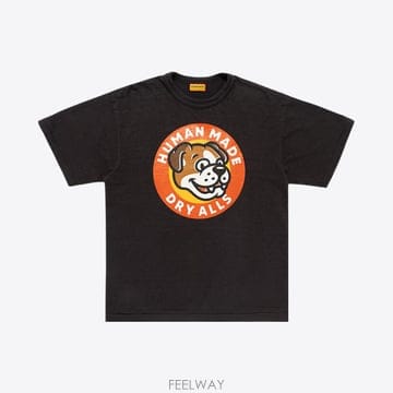 휴먼메이드 그래픽 반팔 티셔츠 블랙 HM32TE006