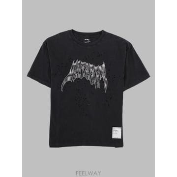 26FW 새티스파이 모스테크 티셔츠 11006 00A38 00A38 BLACK