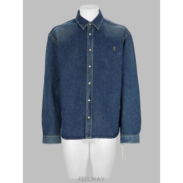 Saint Laurent 26FW ���ζ� ���� ���� 862246 Y20PA5113 DENIM26FW ���ζ� ���� ���� 862246 Y20PA5113 DENIM