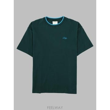 26FW 드롤드무슈 반팔 티셔츠 TS348 CO248GREEN