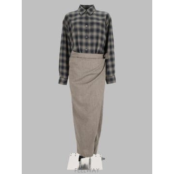 Our Legacy 26FW �ƿ������� �巹�� ���� üũ ���� Ʈ����Ʈ ���� W4267TYC YUKONCHECKWOOLTON M26FW �ƿ������� �巹�� ���� üũ ���� Ʈ����Ʈ ���� W4