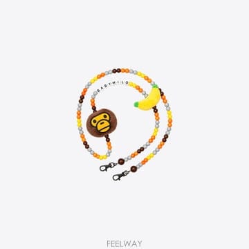 베이프 베이비 마일로 크로스바디 멀티 스트랩 브라운 0MXACW4658XXR