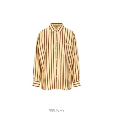인더샵 CELINE 셀린느 옐로우 셔츠   블라우스
