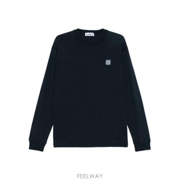 당일배송 스톤아일랜드 로고 패치 긴소매 스웨트셔츠