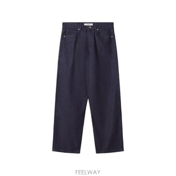 당일배송 메종 키츠네 로고 패치 와이드 진