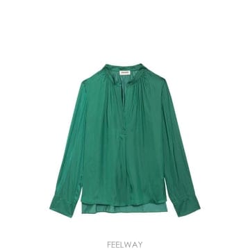당일배송 쟈딕앤볼테르 팅크 새틴 블라우스