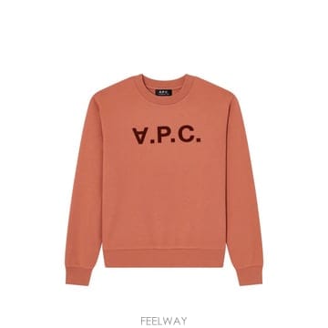 당일배송 아페쎄 V P C  로고 프린트 스웨트셔츠