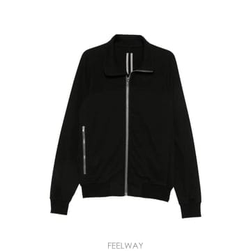 당일배송 릭오웬스 하이 넥 집업 스웨트셔츠