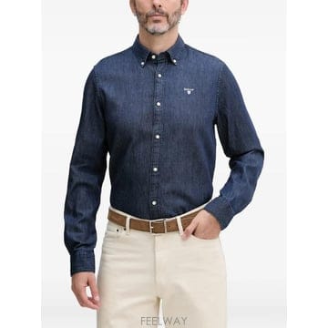 당일배송 바버 button down denim shirt