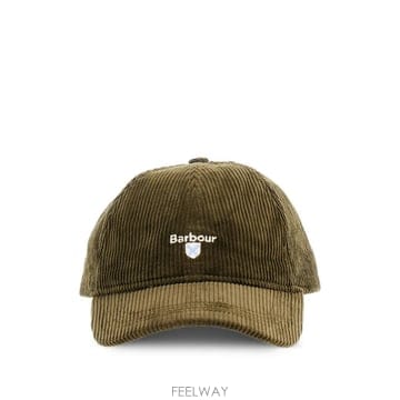당일배송 바버 프레스턴 코듀로이 로고 캡 모자