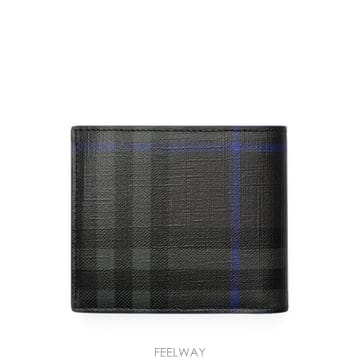버버리 시티 체크 2단 동전 지갑