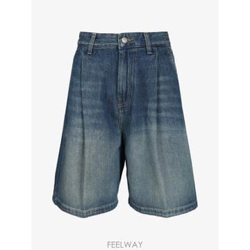 당일배송 칼하트 알타 플리츠 데님 쇼츠
