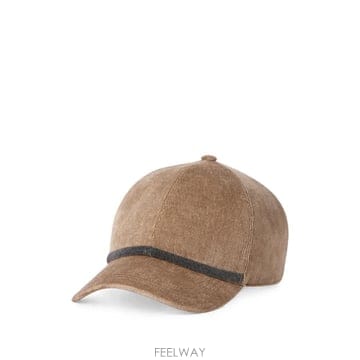 당일배송 브루넬로 쿠치넬리 플루이드 코듀로이 샤이니 밴드 베이스볼 캡 모자