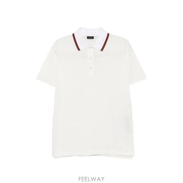 당일배송 구찌 웹 스트라이프 피케 폴로 셔츠