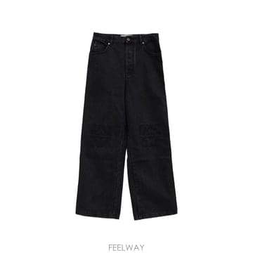 당일배송 로에베 Anagram embroidered jeans