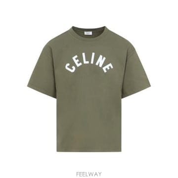 CELINE 26FW ������ ��ư ���� Ƽ���� RX0HU1242 02KF KAKI OFF WHOTE26FW ������ ��ư ���� Ƽ���� RX0HU1242 02KF KAKI OFF W