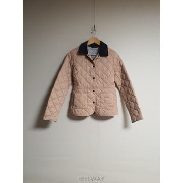 바버 barbour 데브론 핑크 퀼팅 점퍼 us4 uk8  사이즈  정품