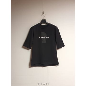 타임 TIME 레터링 티셔츠 프리사이즈