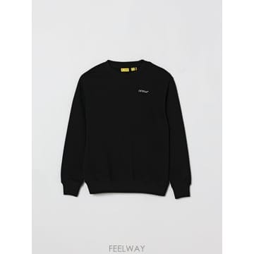 [A6] 오프화이트 키즈 OBBA001S26FLE008 키즈 스웨터 OBBA001S26FLE008-001