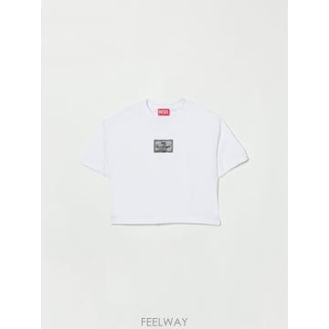 [A6] 디젤 J026050GRAI 키즈 티셔츠 J026050GRAI-K100