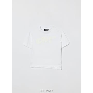 디스퀘어드2 키즈 티셔츠 블랙