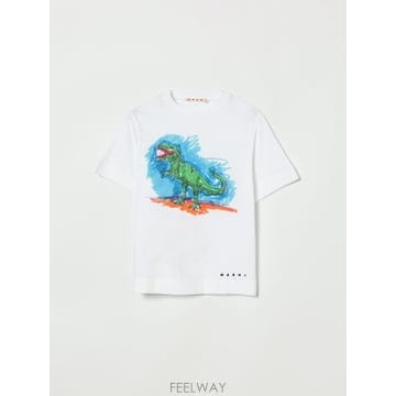 마르니 키즈 티셔츠 화이트