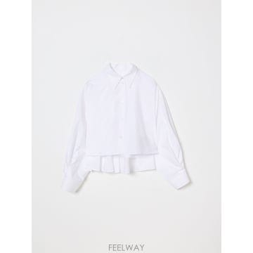 [A6] MM6 메종 마르지엘라 M60503MM014 키즈 셔츠 M60503MM014-M6100