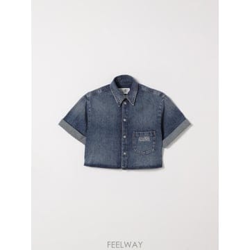[A6] MM6 메종 마르지엘라 M60763MM07A 키즈 셔츠 M60763MM07A-M601