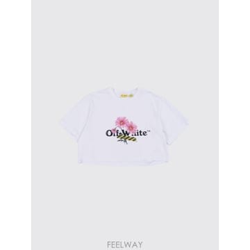 [A6] 오프화이트 키즈 OGAA019S26JER001 키즈 셔츠 OGAA019S26JER001-100