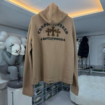 크롬하츠 세메터리 할리우드 멀티패치 후드 집업