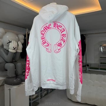 크롬하츠 핑크 홀스슈 후드