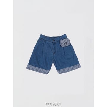 [A6] 펜디 JFF400AVWI 키즈 바지 JFF400AVWI-F0QG0