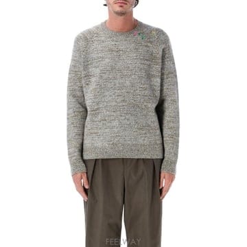 Dries Van Noten 26FW �帮�� �� ��ư ������ 2620212434748 800 MELANGE LT GREY26FW �帮�� �� ��ư ������ 2620212434748 800 MELANGE L