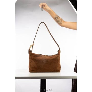 Miu Miu 26FW �̿�̿� �����̵� ���Ǹ� ���� �� 5BC217VOOO2CSS F0324 CACAO26FW �̿�̿� �����̵� ���Ǹ� ���� �� 5BC217VOOO2CSS F