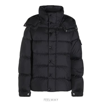 몽클레어 블랙 리사이클 폴리에스테르 다운 자켓 L20931A0016 B0482334199
