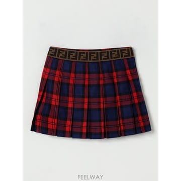 [A6] 펜디 JFE182AUKJ 키즈 스커트 JFE182AUKJ-F1SAX