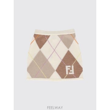 [A6] 펜디 JFG267AJ8X 키즈 스커트 JFG267AJ8X-F1P2N