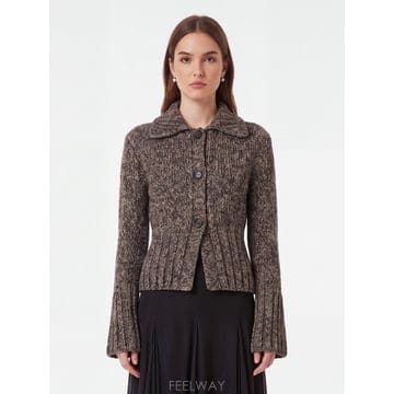 26 F/W 카이트 TAKEO 가디건 인 멀티 SEPIA & 블랙 1 B0022336305