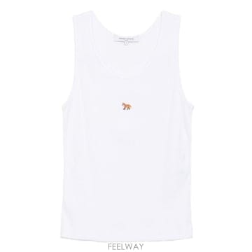 Maison Kitsune 26FW ����Ű���� ���̺� ���� ��ũž PW00623KA0033 P100 WHITE26FW ����Ű���� ���̺� ���� ��ũž PW00623KA0033 P100 