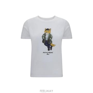 Maison Kitsune 26FW ����Ű���� ���� Ƽ���� MRWJT11KJ7026 P100 WHITE26FW ����Ű���� ���� Ƽ���� MRWJT11KJ7026 P100 WHITE