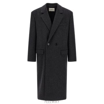 Saint Laurent ���ζ� MANTEAU ���̽� ��Ƽ�� FEUTRE OU 873406Y B0442336403���ζ� MANTEAU ���̽� ��Ƽ�� FEUTRE OU 873406Y B044233