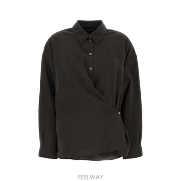 르메르 스트레이트 카라 트위스트 셔츠 SH1141LF1308 BR5 B0442282948