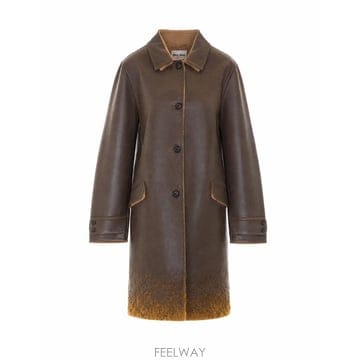 26 F/W 미우미우 싱글브레스트 오버코트 인 더블 울 & MUTTO B0012335381