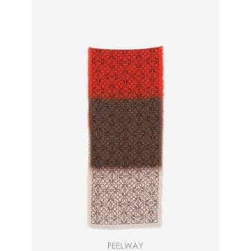 26 F/W 로에베 울 실크 & 캐시미어 블렌드 스카프 FSA2S1S B0022336327