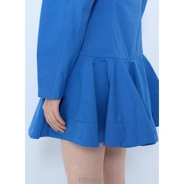 26 F/W 가니 스트레치 코튼 미니 셔츠 드레스 A1030645 5 B0112335828