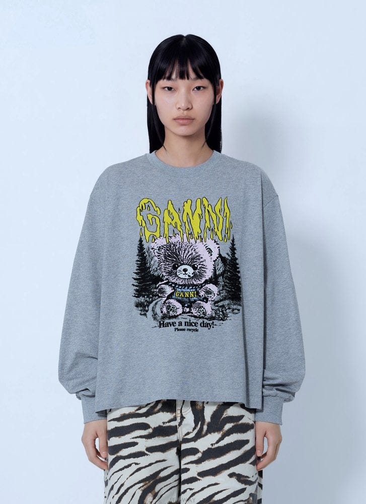 GANNI 26 F/W ���� ������ ��ư ���� LONGSLEEVE A105030 B011233583426 F/W ���� ������ ��ư ���� LONGSLEEVE A105030 B01123