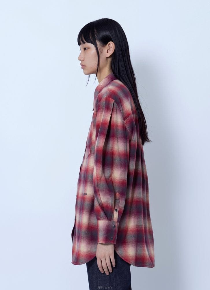 GANNI 26 F/W ���� ��ư �ö��� üũ �ø�Ʈ ������ ���� A104041 B011233583926 F/W ���� ��ư �ö��� üũ �ø�Ʈ ������ ���� A10404