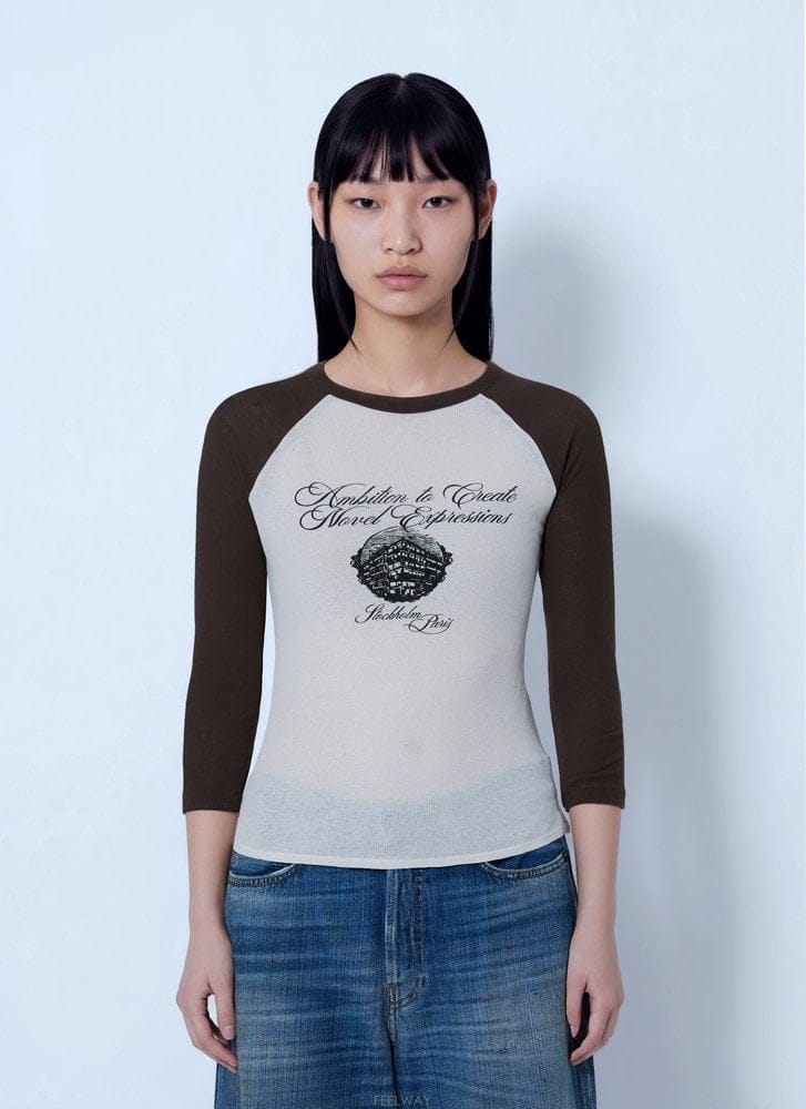 Acne 26 F/W ��ũ�� ��Ʃ��� RAGLAN ������ �׷��� Ƽ���� AL0 B011233584226 F/W ��ũ�� ��Ʃ��� RAGLAN ������ �׷��� Ƽ���� AL0