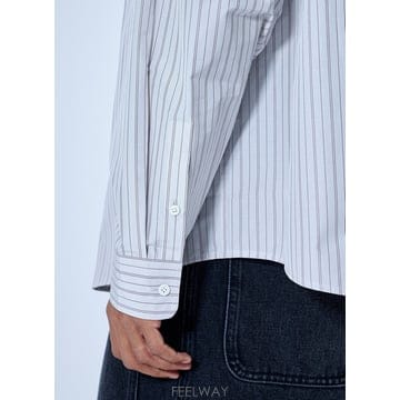26 F/W 마르니 스트라이프 코튼 포플린 셔츠 CUMU0408A0  B0112335861
