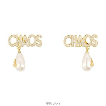 26 F/W 비비안 웨스트우드 CHAOS 펄 귀걸이 VIVIENNE  B0732327072